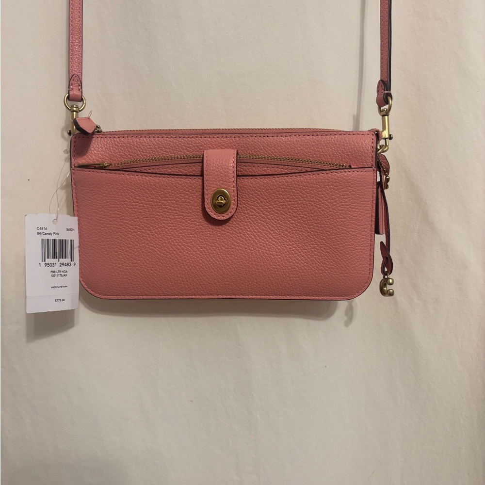 Coach Noa Pop-up Messenger Pouch Crossbody - Candy Pink
